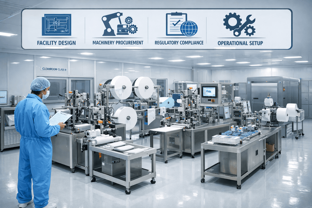 Healthcare Manufacturing Setup.